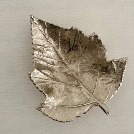 Mísa kov stříbrná list 19 cm - Hezký domov