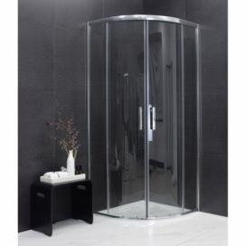Sprchový kout MEXEN RIO polokruhový transparentní, 90x90 cm