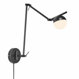 Nordlux Černé kovové nástěnné světlo CONTINA 73,6 cm