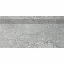 Schodovka RAKO stones šedá 30x60 cm mat DCPSE667.1