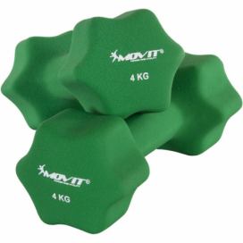 MOVIT Set 2 činek s neoprenovým potahem 4 kg - zelený