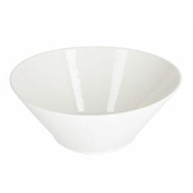 Bílá oválná porcelánová miska LaForma Pierina Ø 24,5 cm