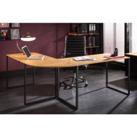 LuxD Designový rohový psací stůl Boss 180 cm dub