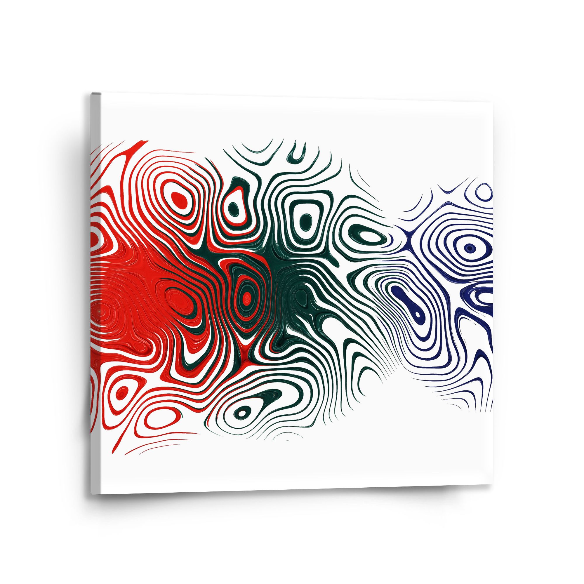 Obraz SABLIO - Dvoubarevná abstrakce 110x110 cm - E-shop Sablo s.r.o.