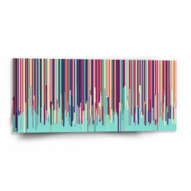 Obraz SABLIO - Stékající barva 110x50 cm
