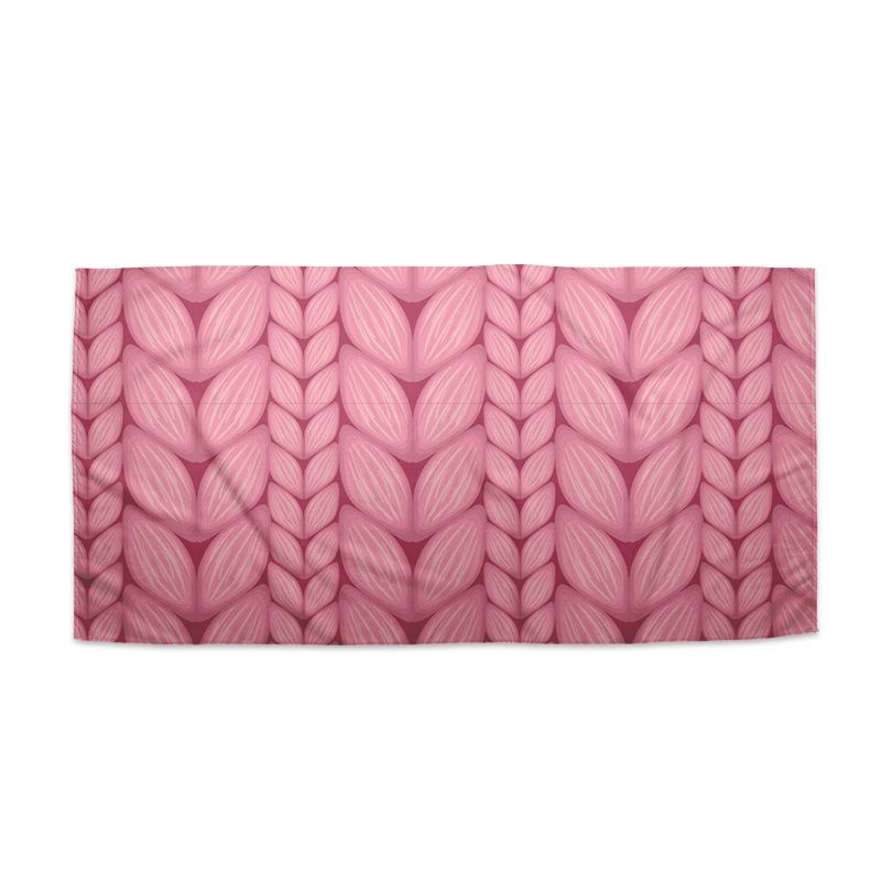 Ručník SABLIO - Růžové pletení 50x100 cm - E-shop Sablo s.r.o.