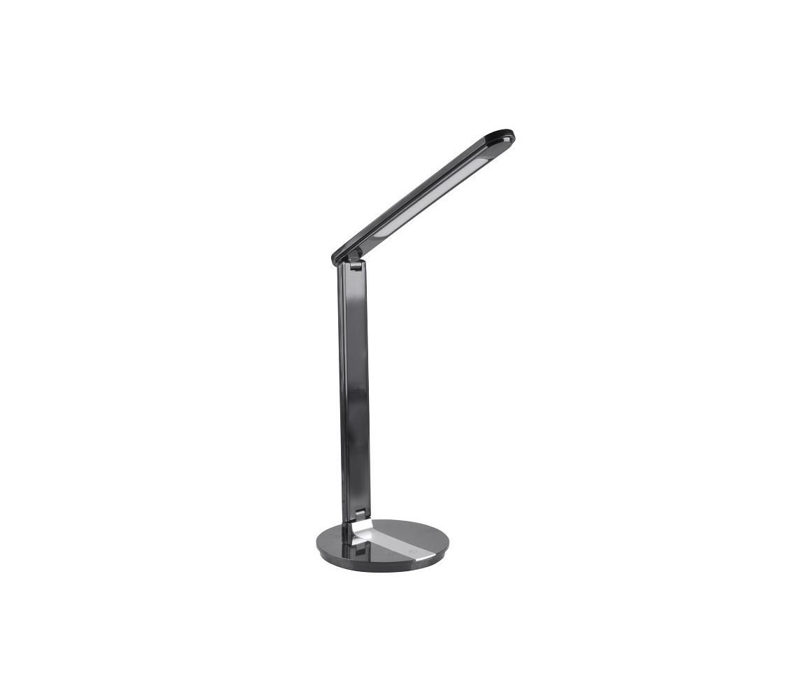  LED Stmívatelná dotyková stolní lampa SERRA LED/8W/230V černá  -  Svět-svítidel.cz