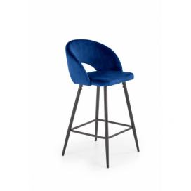 Halmar Barová židle H96 - modrá