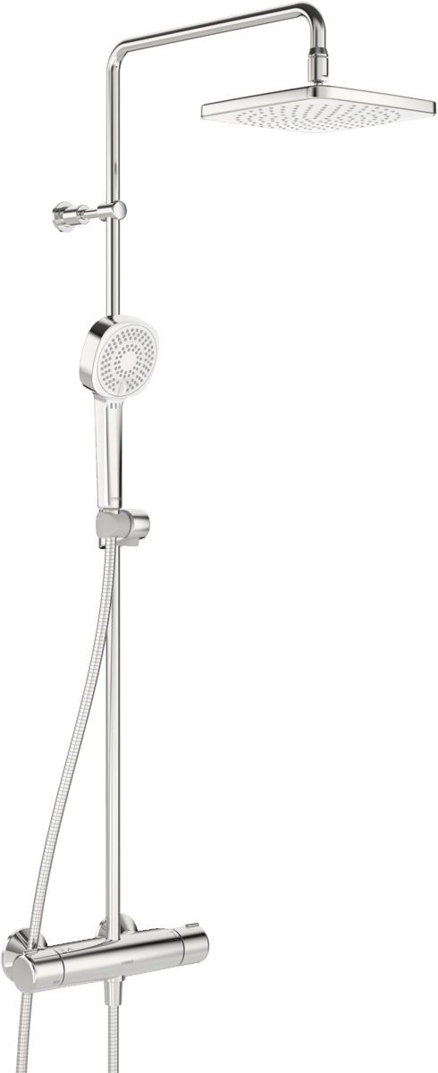 Sprchový systém Hansa Micra na stěnu s termostatickou baterií chrom 44350230 - Siko - koupelny - kuchyně