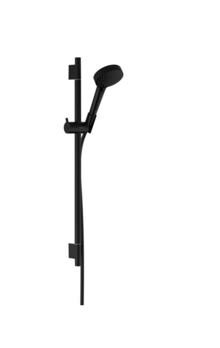 Sprchová tyč Hansgrohe Unica S se sprchovou hadicí matná černá 28632670 - Siko - koupelny - kuchyně