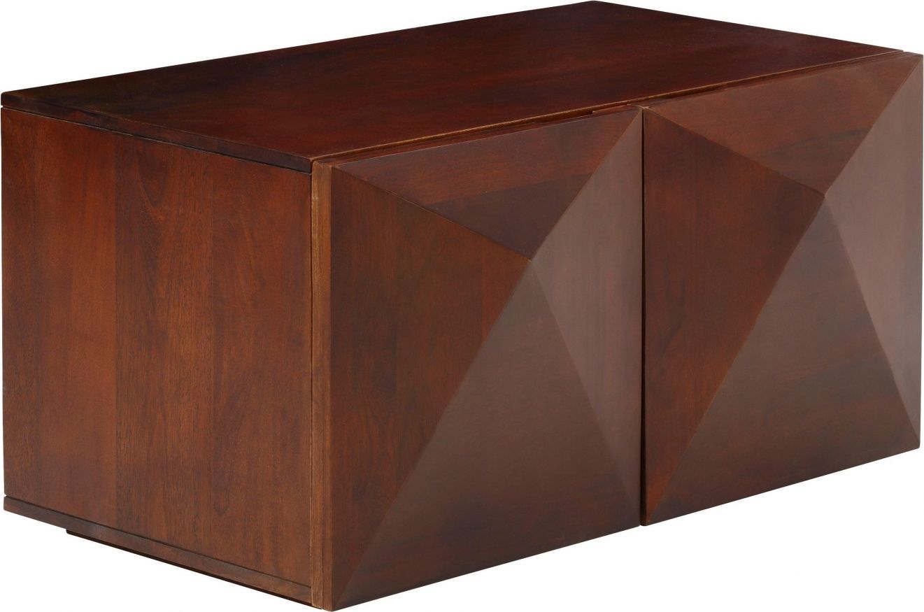 Danish Style Konferenční stolek Dia, 90 cm, masivní mango Barva: přírodní dřevo - M DUM.cz