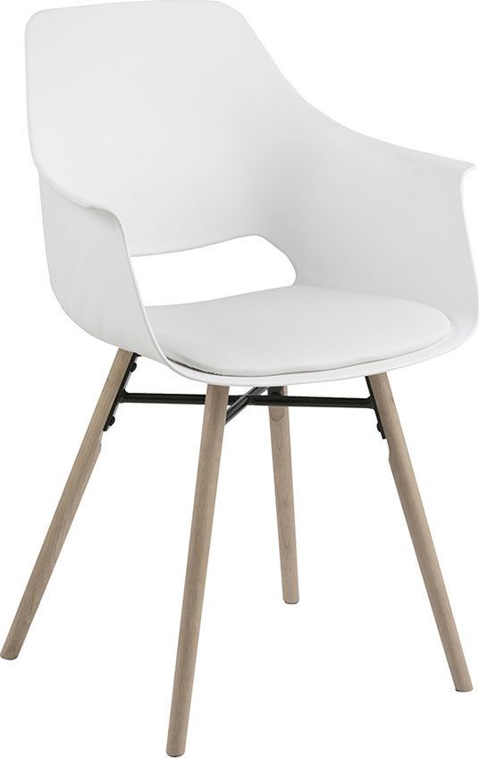 Design Scandinavia Jídelní židle Romana (SET 2 ks), bílá Barva: Bílá - M DUM.cz