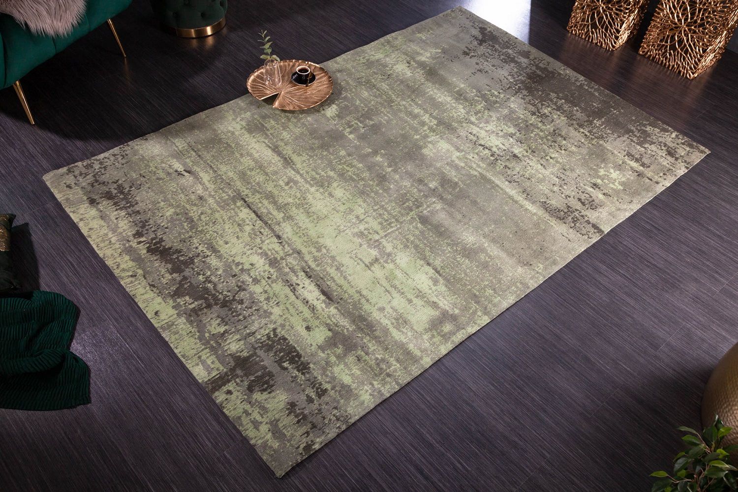 LuxD Designový koberec Rowan 240 x 160 cm zeleno-béžový - Estilofina-nabytek.cz