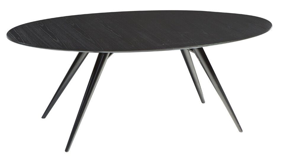​​​​​Dan-Form Černý dřevěný rozkládací stůl DAN-FORM Eclipse 200-300x110 cm - Designovynabytek.cz