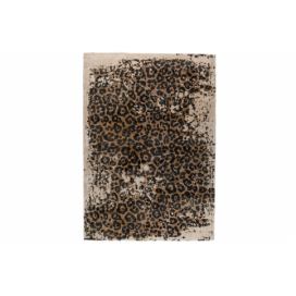 Ručně tkaný koberec DUTCHBONE SATWA 200 x 300 cm s leopardím vzorem