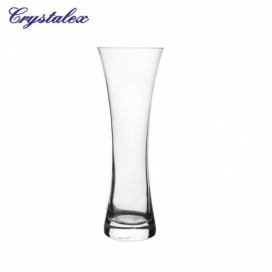 Crystalex Skleněná váza, 7 x 19,5 cm 