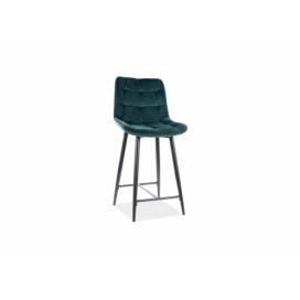Barová židle CHIP H-2 Velvet, 45x92x37 bluvel 78