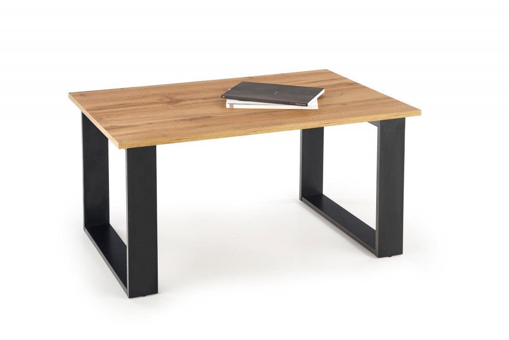 Konferenční stolek LIBRA dub wotan / černá Halmar - DEKORHOME.CZ