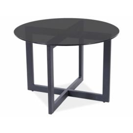 Konferenční stolek ALMERIA B Černý TRANS./Černý FI 60X45