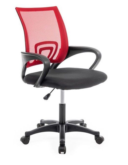 TP Living Otočná židle Moris černo-červená - Majowo