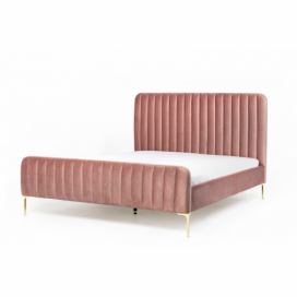 Hector Čalouněná postel Lana 160x200 růžová