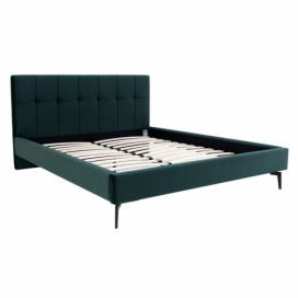 Hector Čalouněná postel Kanto 160x200 zelená