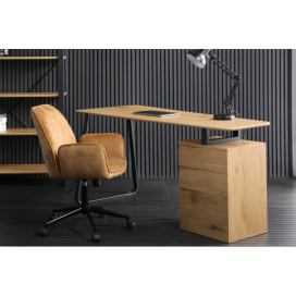 LuxD 25500 Designový psací stůl Kiana 160 cm vzor dub