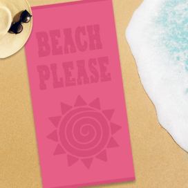 Plážová osuška Beach růžová
