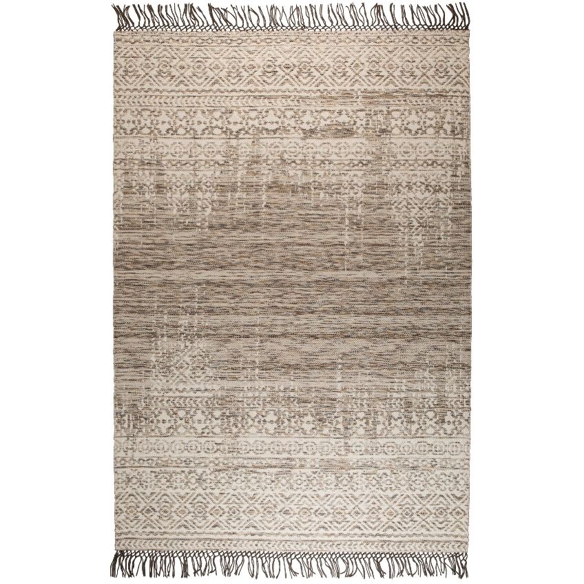 White Label Ručně tkaný hnědý koberec WLL LIV 170 x 240 cm - Designovynabytek.cz