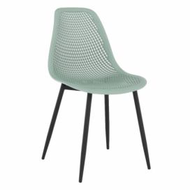 Jídelní židle TEGRA TYP 2 plast / kov Tempo Kondela Mentolová