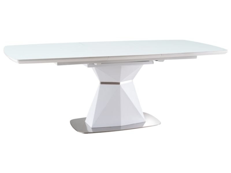 Stůl CORTEZ bílý MAT 160(210)X90 - Nabytek-Bogart.cz
