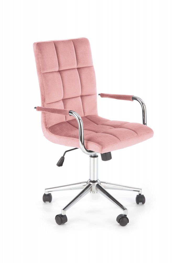 Kancelářská židle GONZO 4 Halmar Světle růžová - DEKORHOME.CZ