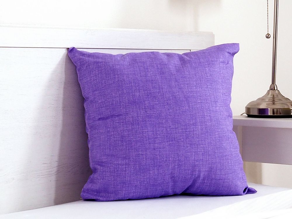 Dekorační polštářek Melange světle fialový - Výprodej Povlečení