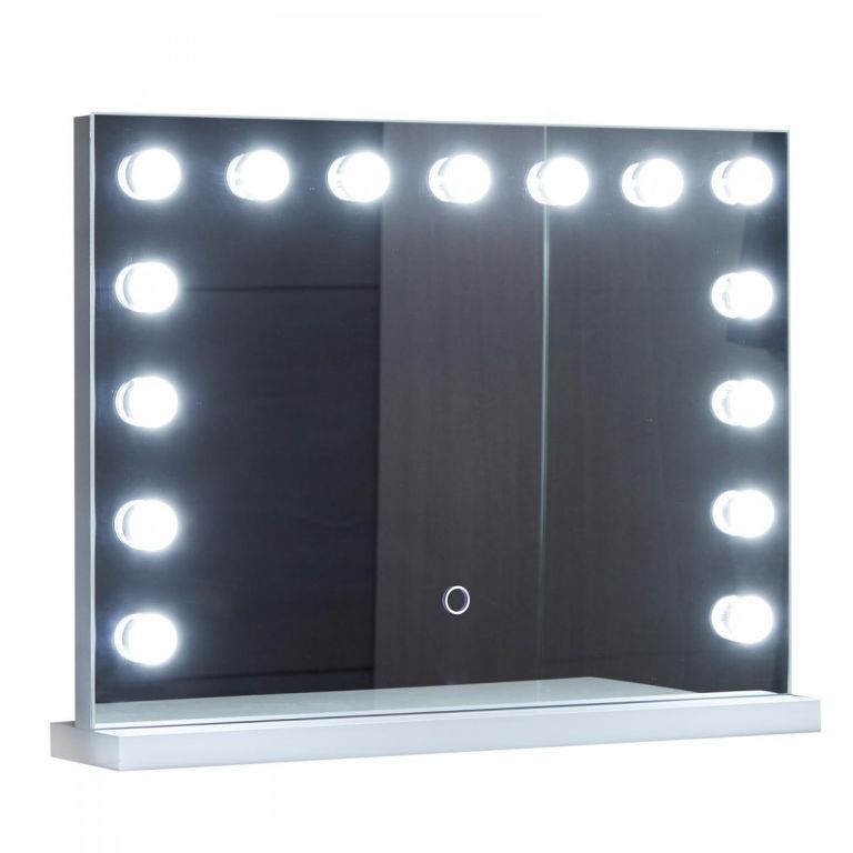 Aquamarin Koupelnové LED zrcadlo Hollywood, 58 x 43 cm - Kokiskashop.cz