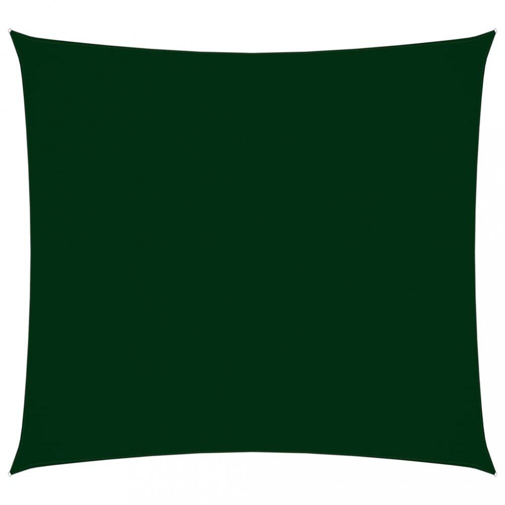 Stínící plachta čtvercová 2 x 2 m oxfordská látka Dekorhome Tmavě zelená - DEKORHOME.CZ