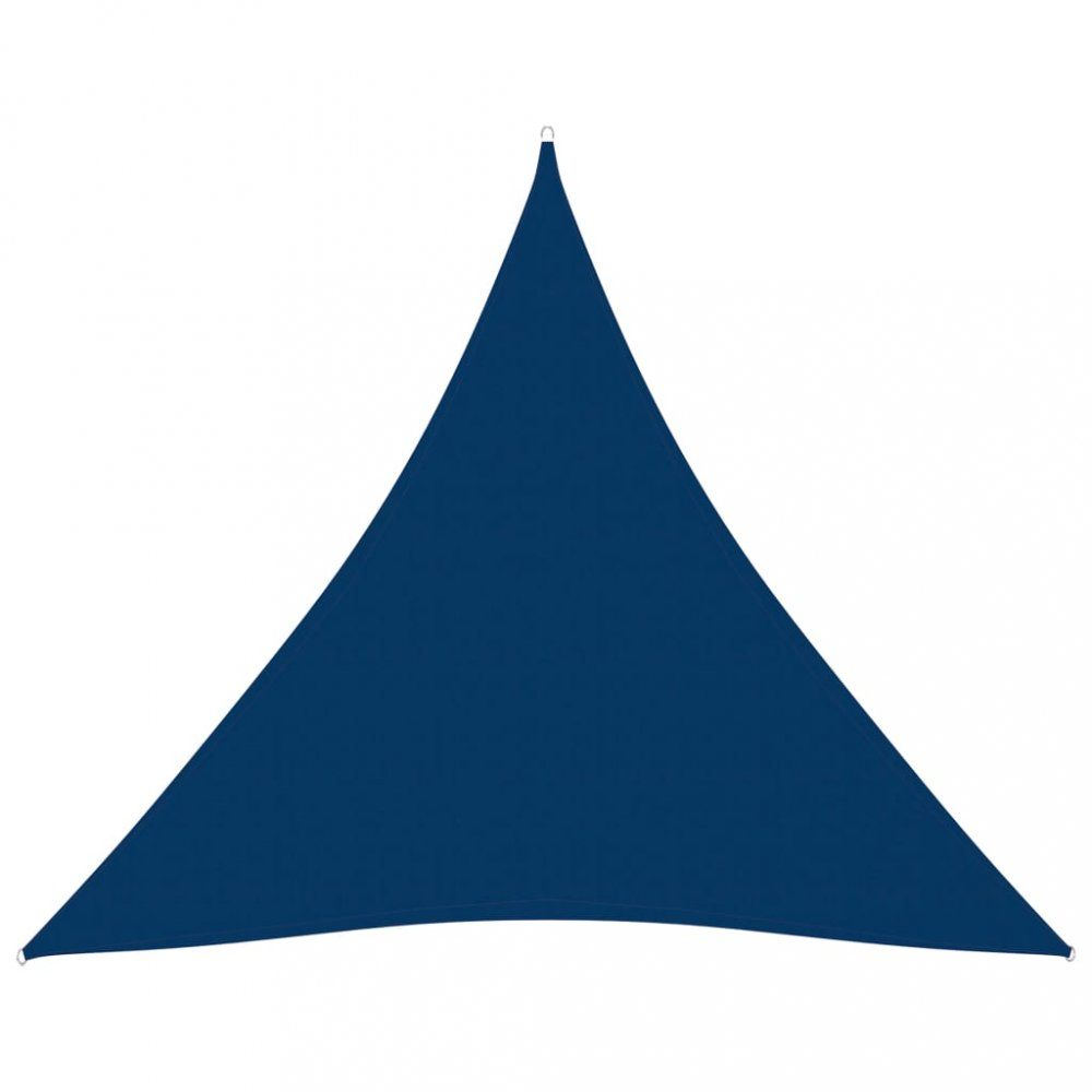 Stínící plachta trojúhelníková 5 x 5 x 5 m oxfordská látka Dekorhome Modrá - DEKORHOME.CZ