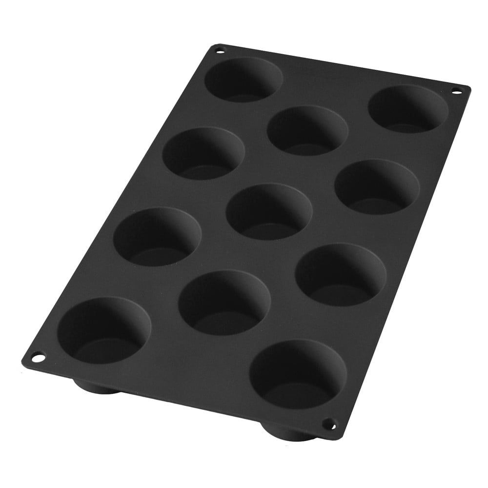 Černá silikonová forma na 11 mini muffinů Lékué - Bonami.cz