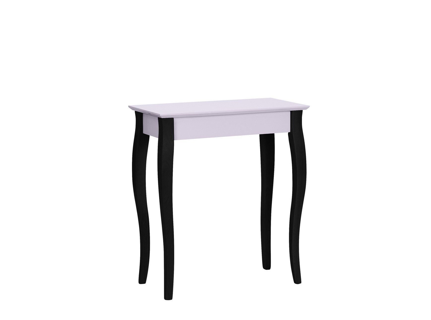 Ragaba Konzolový/toaletní stolek Erland, 65x35x75 cm, růžová/černá - MUJ HOUSE.cz