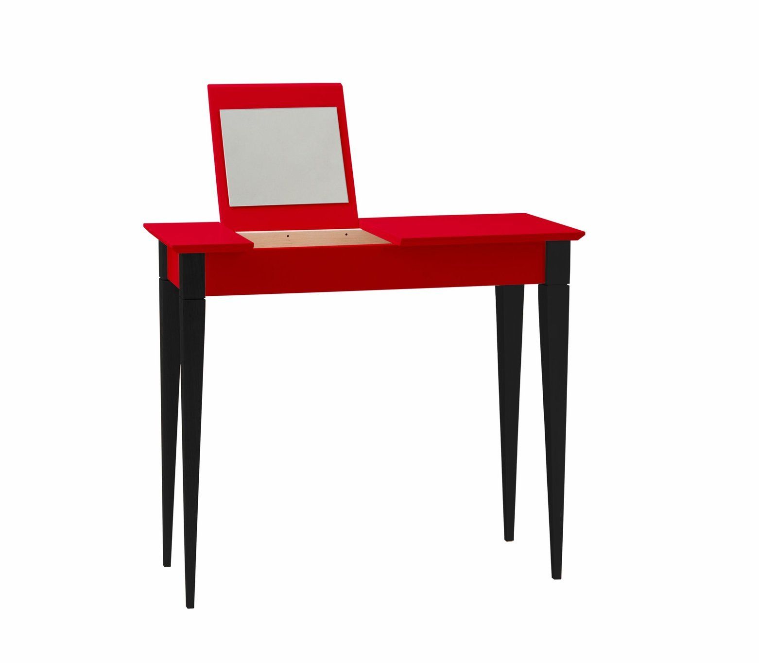 Ragaba Toaletní stolek Svante, 65x35x74 cm, červená/černá - MUJ HOUSE.cz