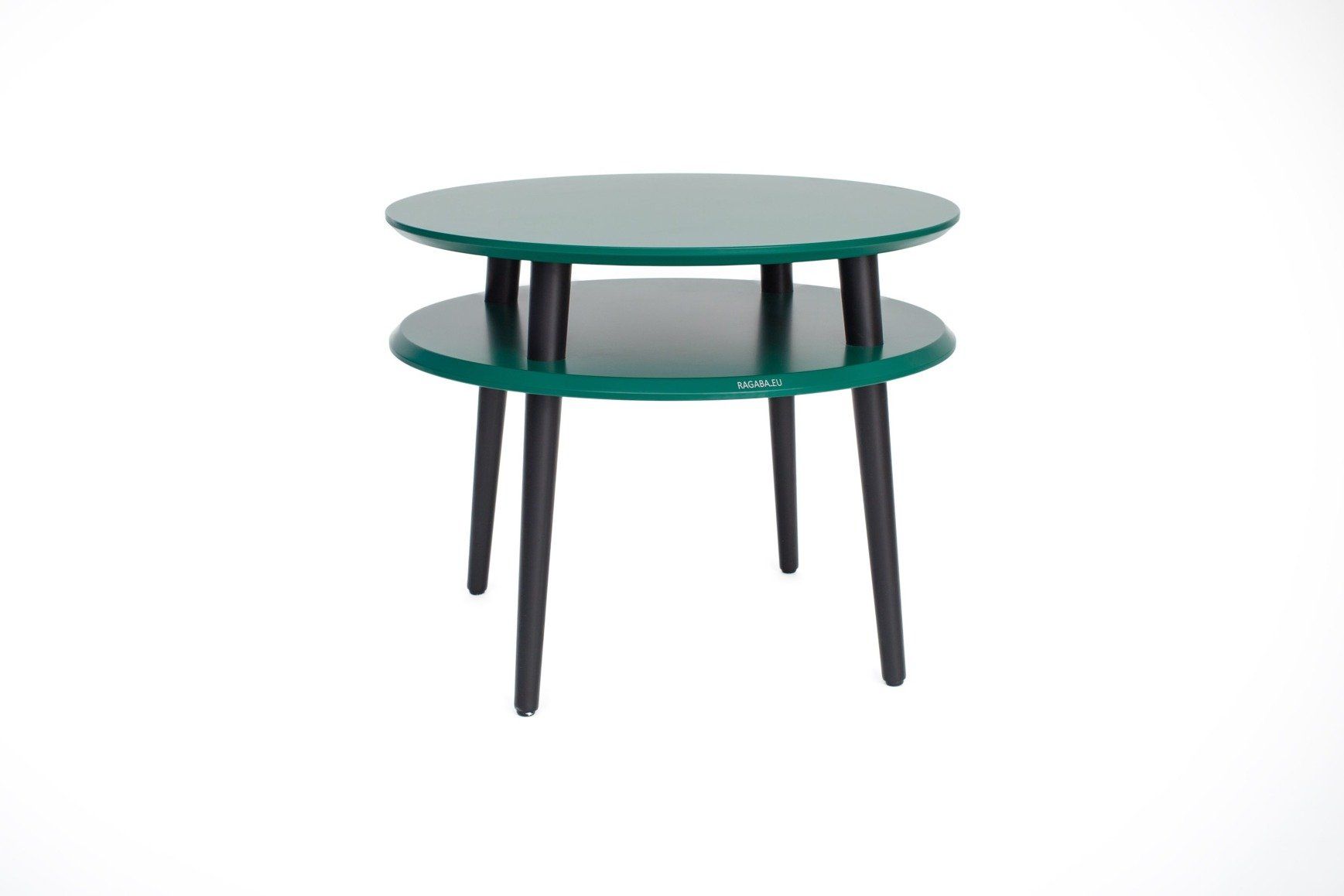 Ragaba Konferenční stolek Iram Small, 57x57x45 cm, lahvově zelená/černá - MUJ HOUSE.cz