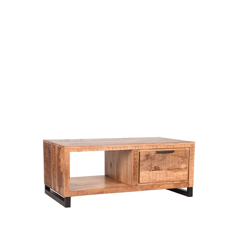 LABEL51 Přírodní masivní mangový konferenční stolek Eding, 110 cm - MUJ HOUSE.cz