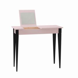 Ragaba Toaletní stolek Svante, 65x35x74 cm, růžová/černá