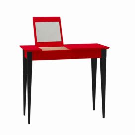 Ragaba Toaletní stolek Svante II, 85x35x74 cm, červená/černá