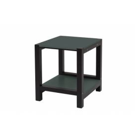 Ragaba Noční stolek Nerke, 35x40x40 cm, grafitová/černá