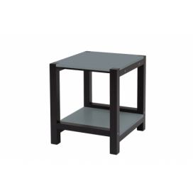 Ragaba Noční stolek Nerke, 35x40x40 cm, tmavě šedá/černá