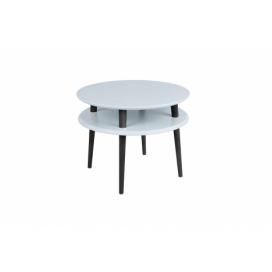 Ragaba Konferenční stolek Iram Small, 57x57x45 cm, světle šedá/černá