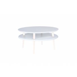Ragaba Bílý konferenční stolek Iram, 70x70x35 cm