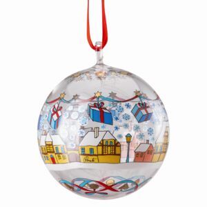 Rosenthal Skleněná koule na stromeček, Vánoční trh, Ø 6 cm 02253-723054-49707 - Favi.cz