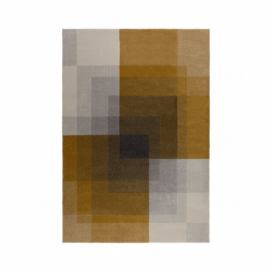 Šedo-žlutý koberec Flair Rugs Plaza, 160 x 230 cm