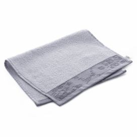 Bavlněný ručník AmeliaHome Crea světle šedý